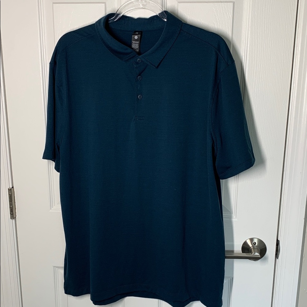 Lululemon polo shirt deep midnight blue size XXL